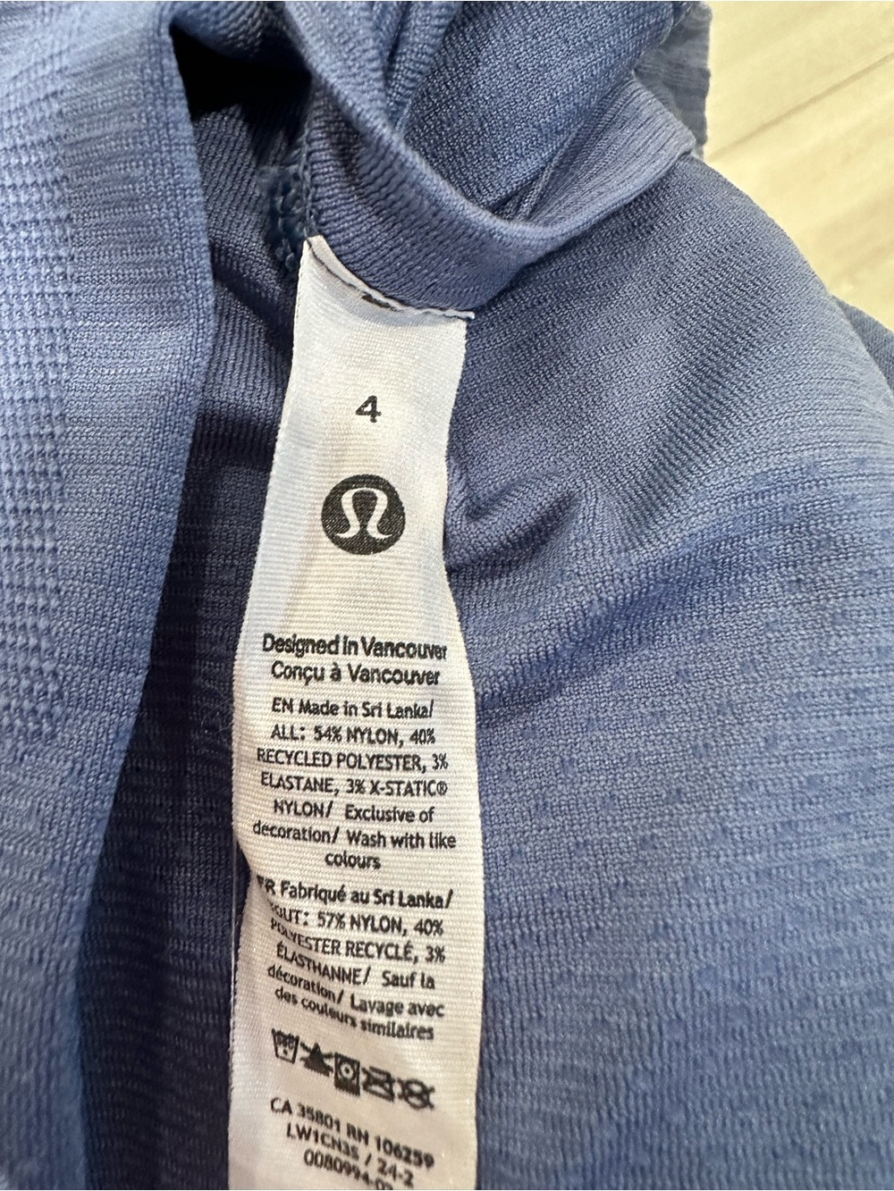Lululemon Swiftly Tech Racerback Tank 2.0 True Navy Size 4 - Picture 3 of 4